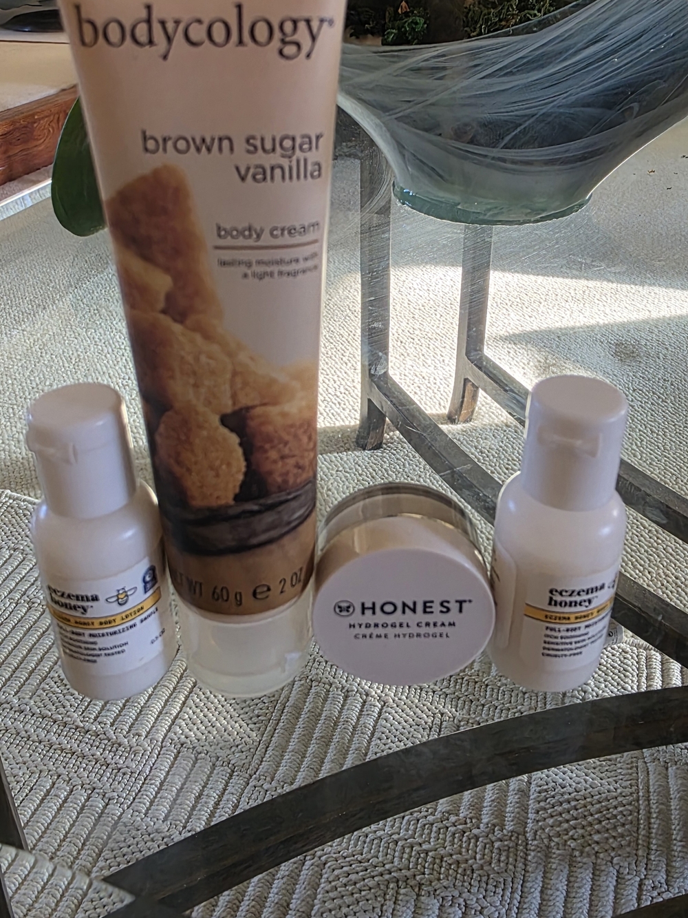 Bodycology Brown Sugar Vanilla Body Cream + Assorted Travel Size Samll
